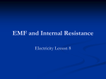 EMF and Internal Resistance