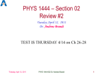 phys1444-review2