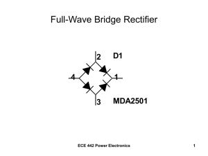 Full-Wave Bridge Rectifier