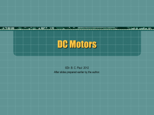 DC Motors