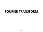 fourier transform and noise