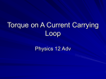 Current Carrying Loop - Hrsbstaff.ednet.ns.ca