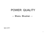 POWER QUALITY -- An Indian Perspective