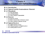 chapter 04 -- Photodetector and Optical Receiver