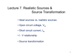 8. Source transformation & Resistor combinations