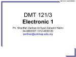 Electronic I - UniMAP Portal