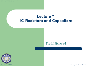 Lecture 7 - University of California, Berkeley