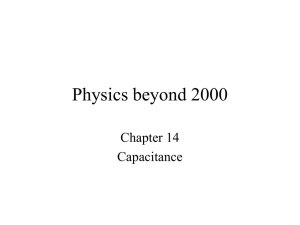 Chapter 14 Capacitance (E)