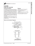 DAC0808 8-Bit D/A Converter 8-Bit D/A