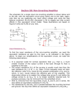 Section G8: Non-Inverting Amplifier