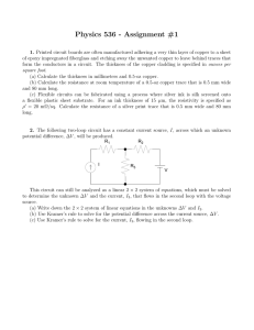 Physics 536 - Assignment #1