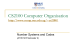 Number Systems and Codes