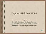 Section 5.1: Exponential Functions