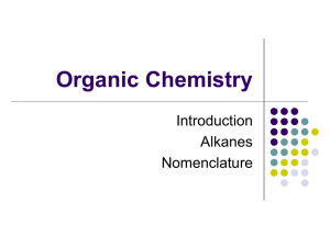 Organic Chemistry introduction