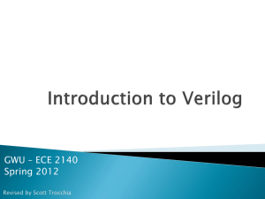 Intro to Verilog