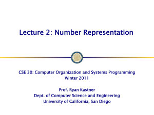 Number Representation - Kastner Research Group