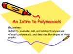 Introduction to Polynomial Functions and Their Graphs