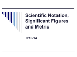 Significant Figures