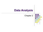 Data Analysis