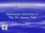 Inferential Statistics 3: The Chi Square Test