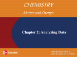 Chemistry: Matter and Change