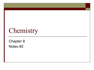 Chemistry - Manistique Area Schools