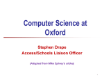 Computer Science at Oxford