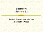 Geometry Section 6.1