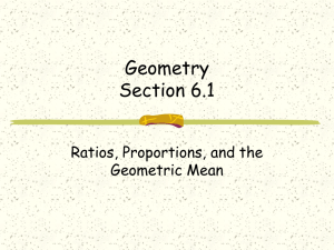 Geometry Section 6.1