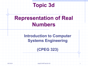 Lecture 6 Instruction Set Architectures