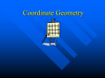 Coordinate Geometry