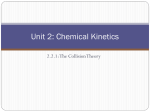 Unit 3: Chemical Kinetics