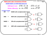 Chapter # 3: Multi-Level Combinational Logic Contemporary