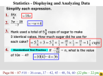 Chapter 2-5: Statistic Displaying and Analyzing Data
