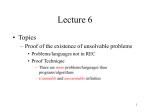 Lecture 6