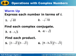 Graph each complex number.