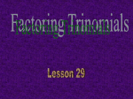 Fractoring Trinomials - Lesson 29 - Mr-van-Raalte-Math-9