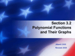 Unit II: Polynomial Functions Topic IIc: Solving Quadratic Equations