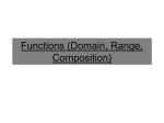 Functions (Domain, Range, Composition)