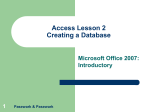 Access Lesson 2x