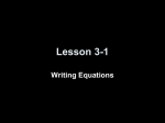 Lesson 1