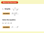 Complex Numbers