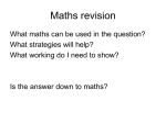 Maths revision File
