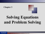 3.1:Simplifying Algebraic Expressions