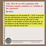 Solving Equations with Exponents