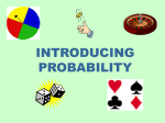 Introducing Probability