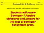 Benchmark Test Review