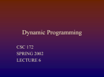 dynamic programming