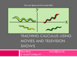 Math in the Movies and TV shows