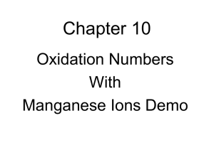 oxidation number